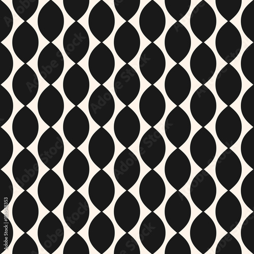Stoffe zum Nähen Vektor geometrische Musterdesign mit eiförmige Formen, geschwungene Linien, wiederholen Sie Fliesen. Gittermuster.