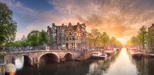 Amsterdam City Sunset