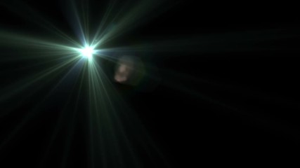 Wall Mural - digital lens flare in black background horizontal frame warm.modern natural flare effect.sunlight in