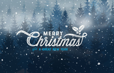 christmas forest
