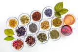 Fototapeta Kuchnia - きれいなハーブティーいろいろ　Beautiful color herbal tea