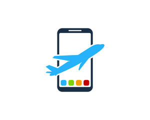 Poster - Smartphone Travel Icon Logo Design Element