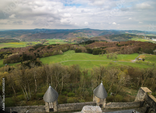 Fotomural Countryside around Nürburg, Germany