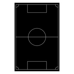 Poster - Abstract soccer object