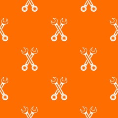 Poster - Crossed spanners pattern seamless
