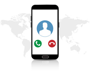 Wall Mural - ip telephony