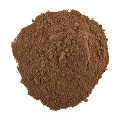 Poster - ground cocoa isolated on white background