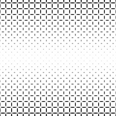 Poster - Monochrome abstract ellipse pattern background - black and white geometric halftone vector graphic design