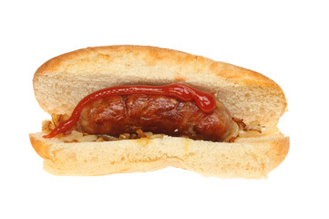 Sausage in a sub roll