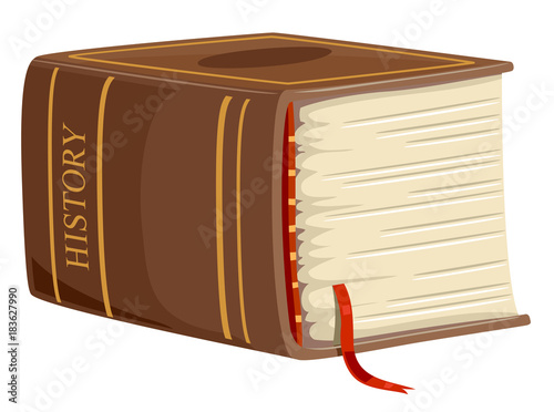 thick book history illustration