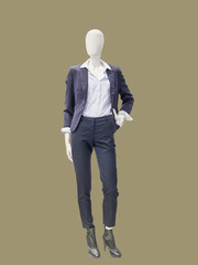 Sticker - Full-length female mannequin.