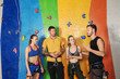 © Africa Studio - Young people in climbing gym
