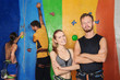 © Africa Studio - Young people in climbing gym