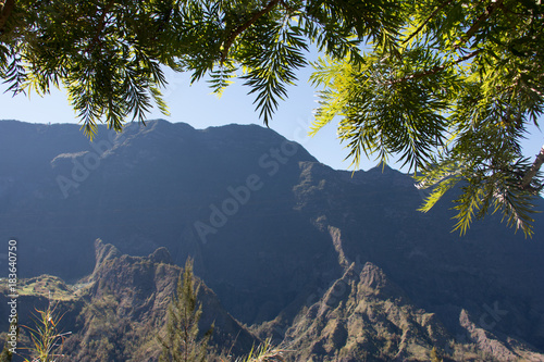 Ile De La Réunion Paysage De Cilaos Ses Montagnes