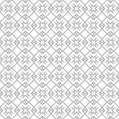 Aufkleber - Seamless Abstract Hand Drawn Vector Pattern