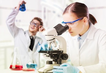 Wall Mural - scientist.