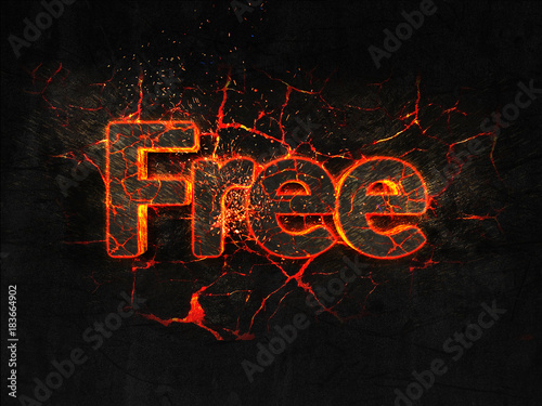 Free Fire Text Flame Burning Hot Lava Explosion Background Buy This Stock Illustration And Explore Similar Illustrations At Adobe Stock Adobe Stock