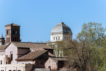 Wall Mural - exterior of Castello Caetani church in Rome