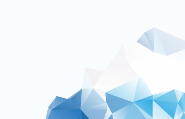 Sticker - Blue White Diamond Crystal Background