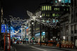 Picadilly decorated for Christmas, London