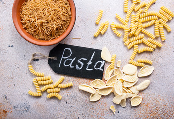 Poster - raw pasta