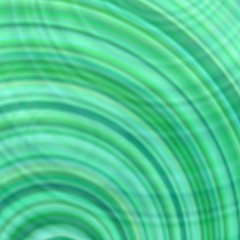 Poster - Green abstract concentric circle vortex design background