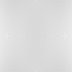 Poster - Abstract monochrome line pattern background design - vector graphic from black stripes on white