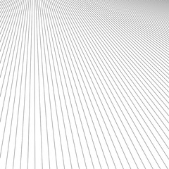 Poster - Abstract monochrome line pattern background design - vector graphic from black stripes on white