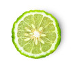 bergamot on white background. with chadow and clipping path.