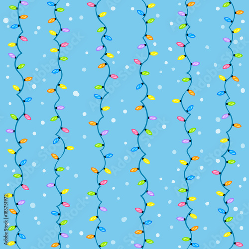 Cartoon Christmas Lights Background / Christmas reindeer and santa fun cartoons. - Draw-lab