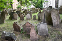 Old Jewish Cemetery In Prague, Czech Republic