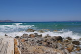 Fototapeta Fototapety z morzem do Twojej sypialni - Fale na morzu w Grecji