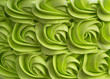 Green cake frosting mix background.
