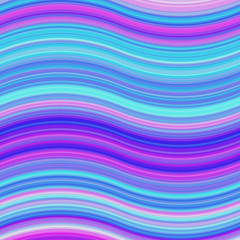 Poster - Blue colored abstract wave background design - vector illustration