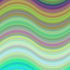 Poster - Multicolored abstract wave background design - vector illustration
