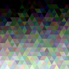 Poster - Geometric polygonal triangle tile pattern background - vector design with regular triangles