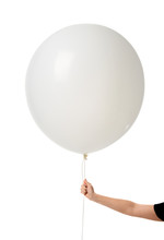 Image Of Huge 36 Or 48 Inch Giant Latex Balloon With Woman Hand