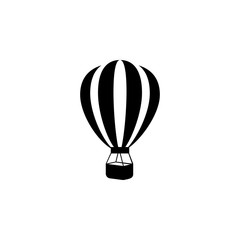 Sticker - aerostat icon. illustration of transport elements. premium quality graphic design icon. simple icon 