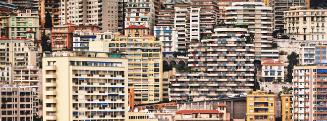 Canvas Print - Monte Carlo facades