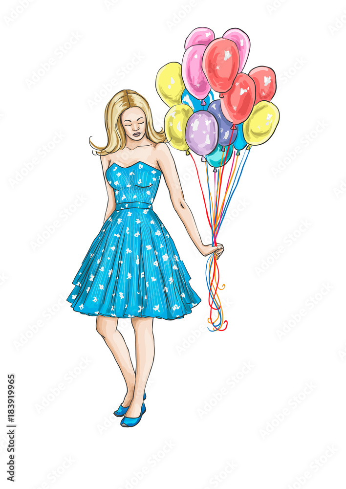 birthday dress drawing Birthday dress drawing and colouring for beginners step by step|Easy dress drawing |How to draw