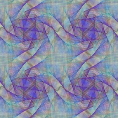 Poster - Colorful seamless computer generated fractal design pattern background