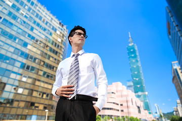 Wall Mural - businessman in taipei