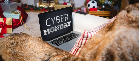 Poster - Composite image of title for celebration of cyber monday 
