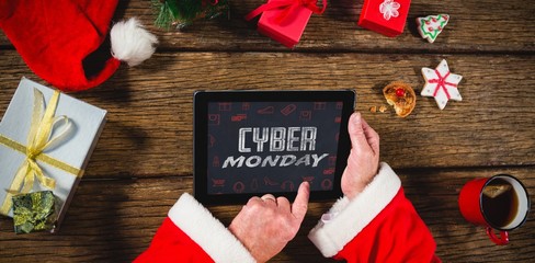 Poster - Composite image of title for celebration of cyber monday 