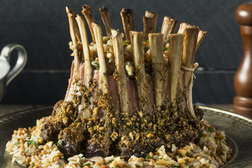 Poster - Homemade Gourmet Crown of Lamb