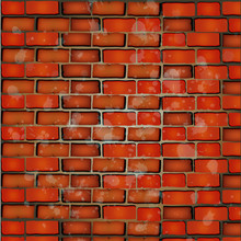 Vector Illustration Of Red Brick Wall