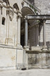 Architectural feature of Diocletian Palace in Split, with its corinthian columns