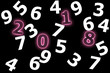 © dsom - Happy New Year 2018 design with neon pink color on many number.