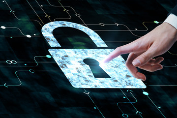 Aufkleber - web safety and guard concept