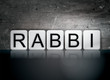 Rabbi Concept Tiled Word